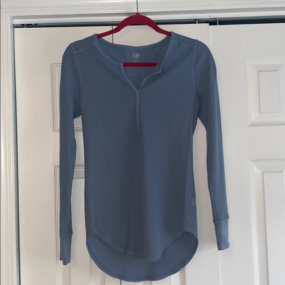 Gap Feather Long Sleeve Tee Shirt